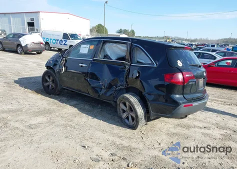 2011 Acura Mdx Technology Package z USA, uszkodzony, nr VIN 2HNYD2H48BH500782